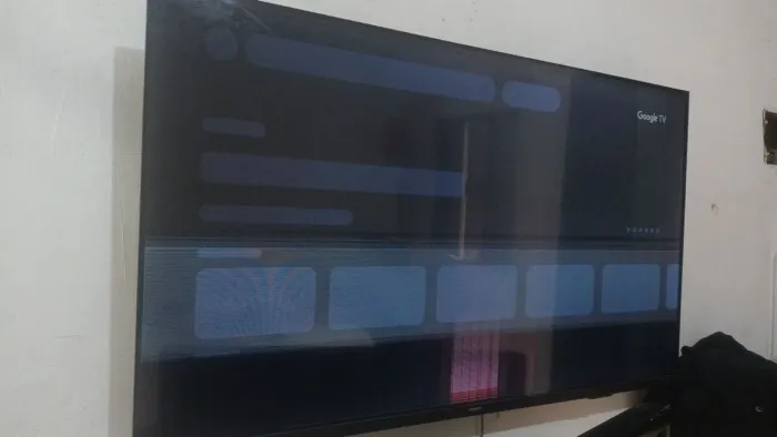 TV smart com defeito na tela