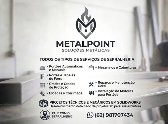 Serralheiro e Projetista mecânico 