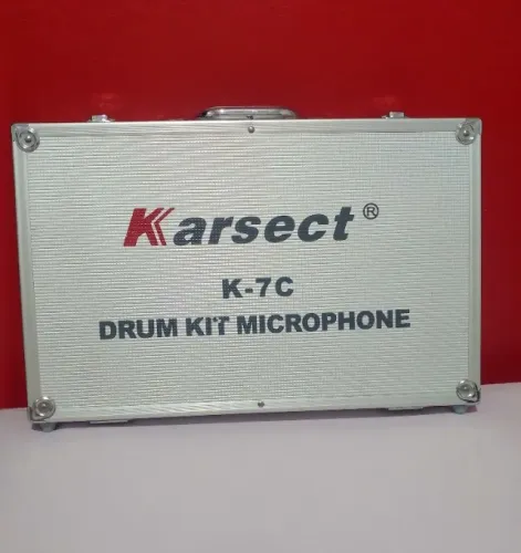 Kit Microfones para Bateria da Karsect K7-C (Kit Completo)