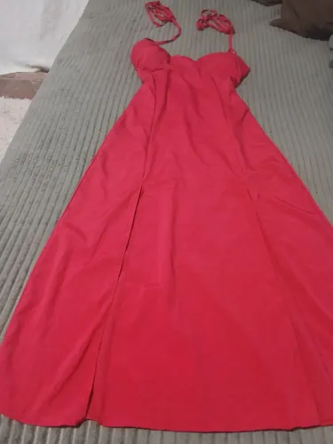 Vestido vermelho longo ?