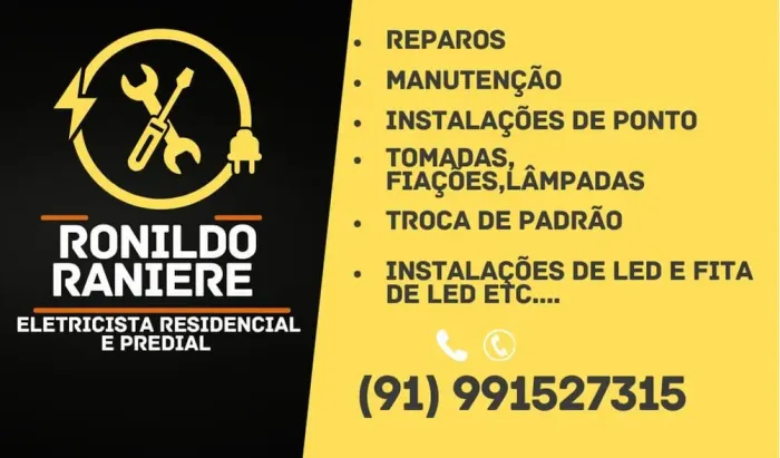 Eletricista predial e residencial 