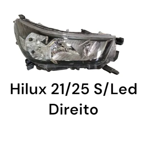 Farol Hilux 21/25 S/LED (Direito)