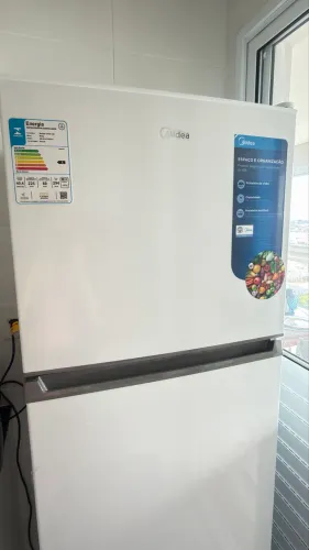 Geladeira/Refrigerador Midea Cycle Defrost Duplex Branco 294L