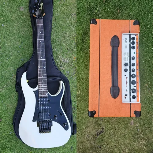 AMP Orange E Guitarra Ibanez Gio