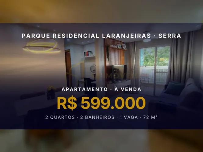 Não Perca: Apartamento Moderno com 2 Quartos no Parque Residencial Laranjeiras