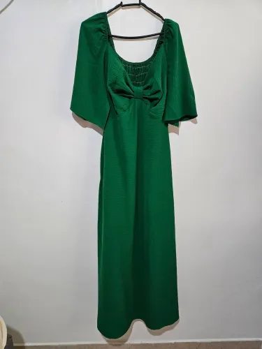 Vestido longo verde