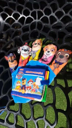 Patrulha Canina: Kit de Bonecos e Luva Fantoche Interativa