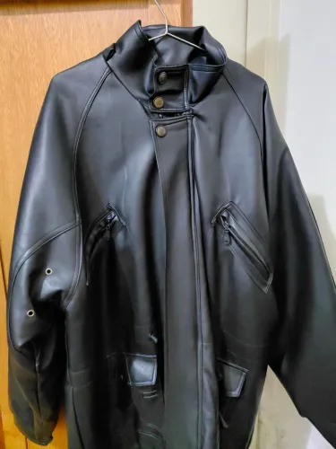 Jaqueta de Couro Sintético Masculina GG/XXL