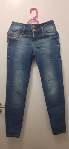 Calça Jeans  Sawary Premium Denim Deluxe strass