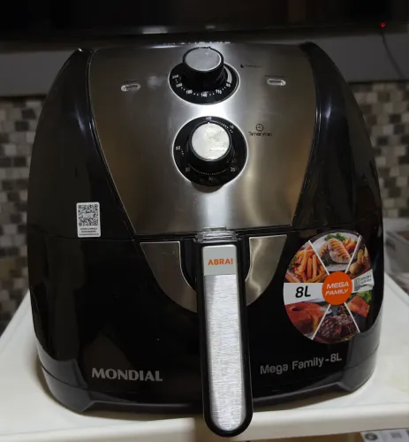 Fritadeira Sem Óleo Air Fryer 8L, Mondial, 1900W