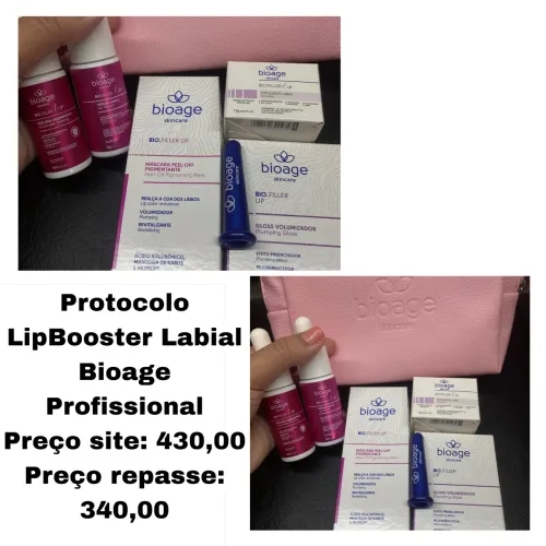 Protocolo Labial LipBooster Bioage Profissional