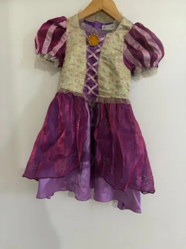 Fantasia Rapunzel Original Disney Tamanho 2 a 4 anos