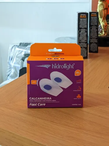 Calcanheira de Silicone p/ Esporão Calcâneo c/ Ponto Azul - Hidrolight