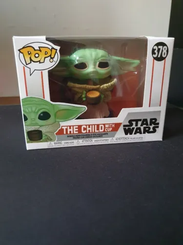 Pop! Funko Baby Yoda Com Copo | Star Wars Mandalorian - #378