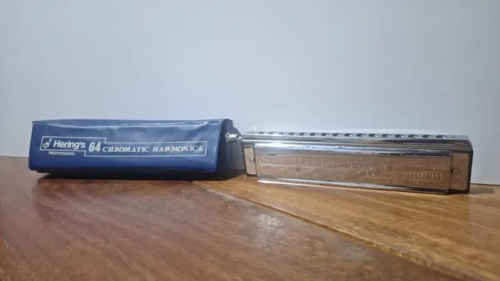Gaita hering's 64 CHROMATIC HARMONICA ORIGINAL 64 vozes