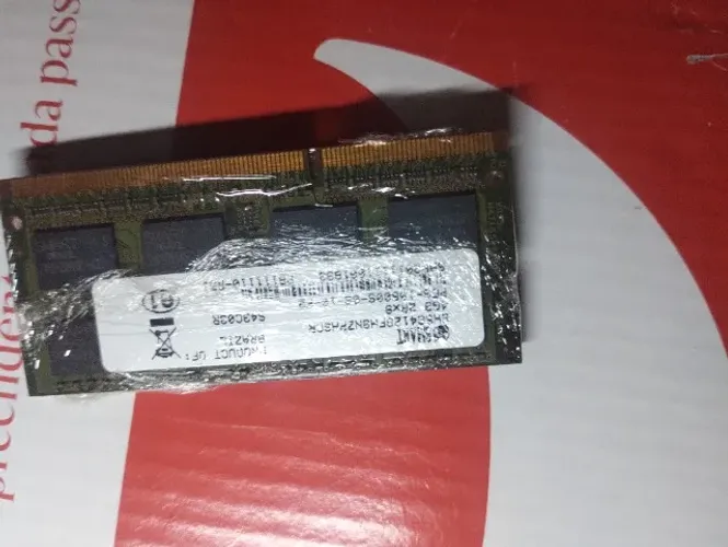 Memória RAM 4GB DDR3 1333MHz smart p/ Notebook - Perfeito Estado