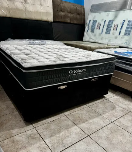 Colchão, cama box, baú, cabeceira. Entrega gratuita em 24h!