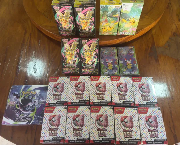 BOOSTER BUNDLE 151 INGLES E BOOSTER BOX POKEMON TCG MENOR VALOR DO MERCADO