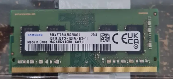 Memória RAM DDR4 4GB 3200MHz Notebook - Rápida e Testada!
