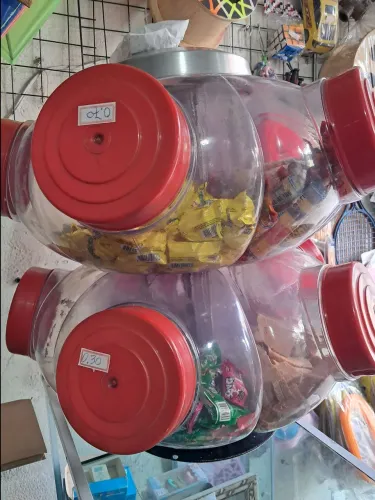 Baleiro giratório 2 andares 10 potes