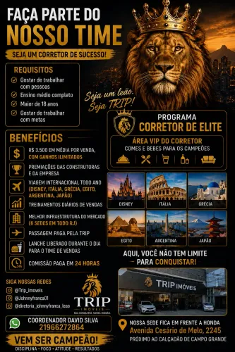 Vaga de emprego pra Campo Grande sem experiência *)