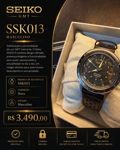 Seiko Presage GMT
