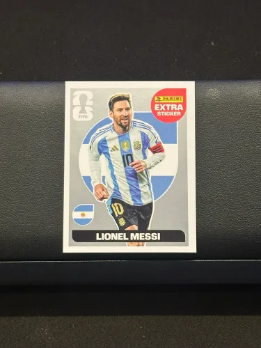 Messi Prata Legend 2026 Figurinha Extra Panini