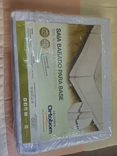Vendo Saia babado para base de cama casal. 