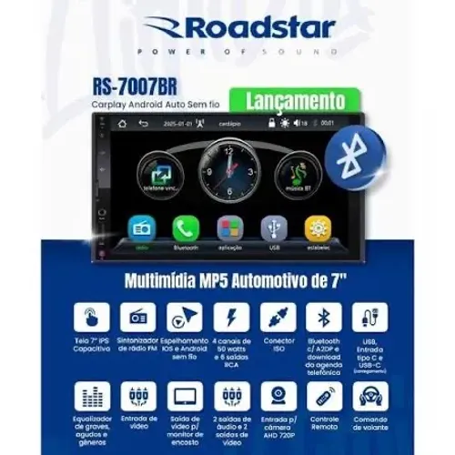 MULTIMÍDIA 7? CARPLAY / ANDROID AUTO