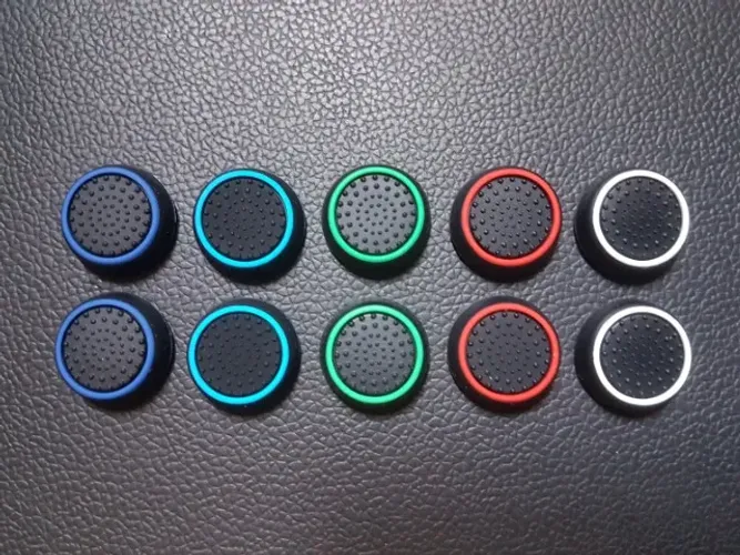  1 Par Grip Borracha Para Joystick Sony Ps5 Ps4 Xbox 360 One
