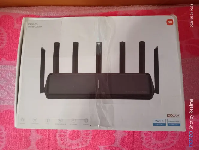 Roteador xiaomi ax6000 wi-fi 6 gigabit 2.5GB versão chinesa