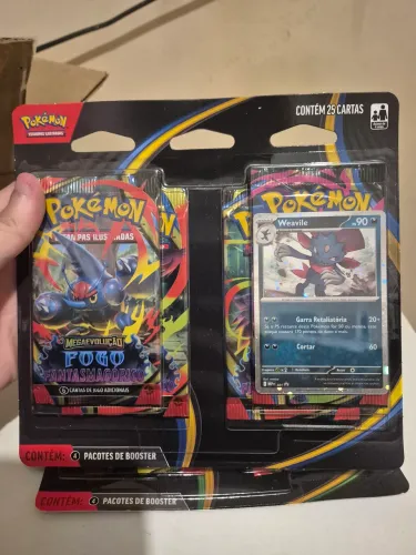 Quad pack pokemon tcg fogo fantasmagórico