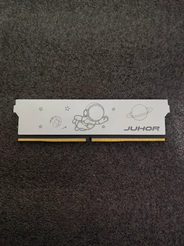 Memória RAM 16GB JUHOR DDR5 6000MHz Branca Astronauta - Excelente Estado