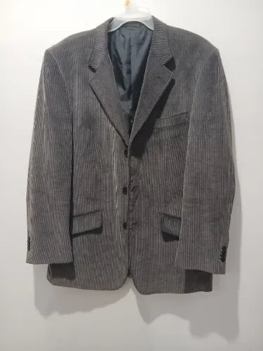 Blazer Masculino Veludo Cotelê Linea Oro 100% Algodão - Tam 50L