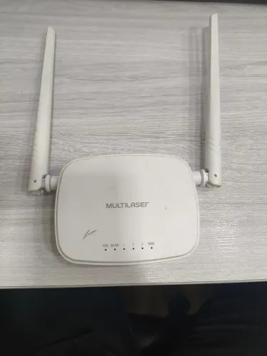 Roteador Wi-Fi Multilaser RE160 300Mbps - 2 Antenas (Testado e Pronto Para Uso)