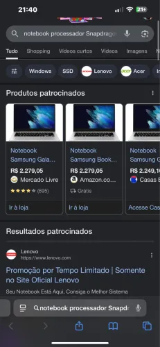 Notebook novo. Nota fiscal 