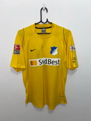 Camisa Hoffeinheim Bundesliga Usada em Jogo e autografada #33 Carlos Eduardo