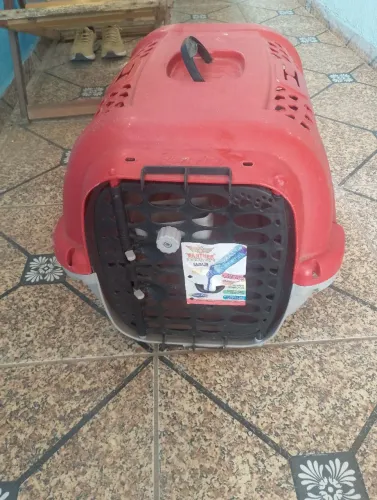 Casinha de trasporte de cachorro de até 20 quilos 