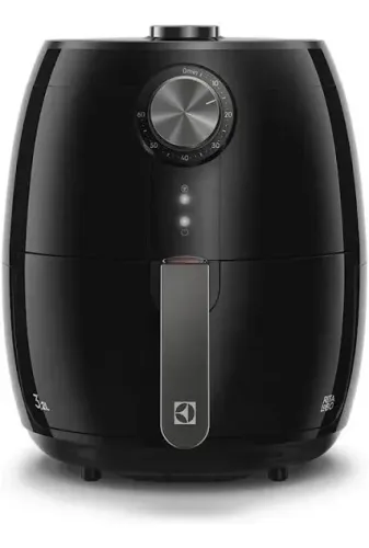 Air Fryer Electrolux 3,2l 1400W, Rita lobo preta, 220v | Fritadeira sem óleo EAF15