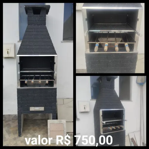 Churrasqueira de carvão