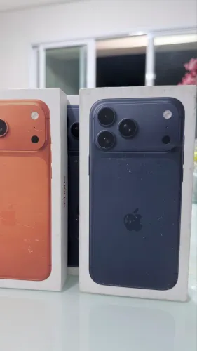 iphone 17 Pro Max 256 Blue e Orange Lacrado.