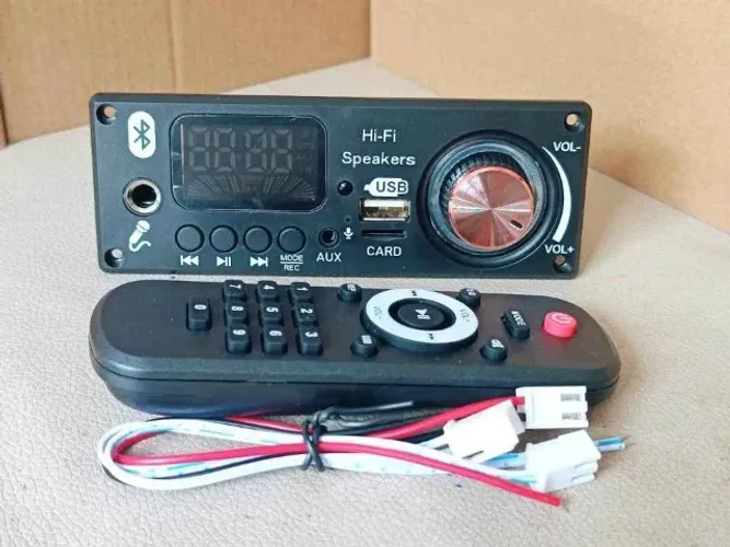 Placa Decodificador Amplificada 160w 2x80w Usb Bluetooth Mic