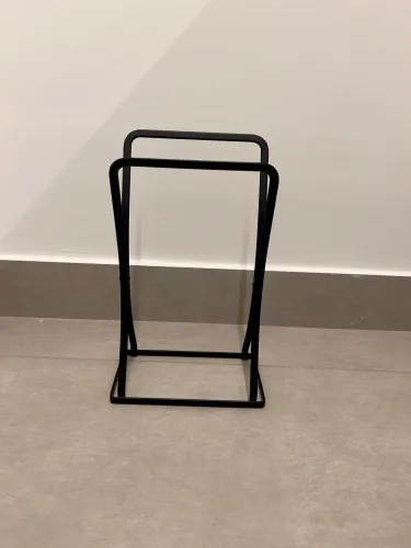 Porta Toalha de Bancada Preto - Moderno e Funcional