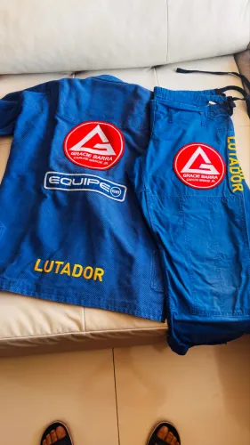 Kimono Gracie Barra Lutador Importado EUA