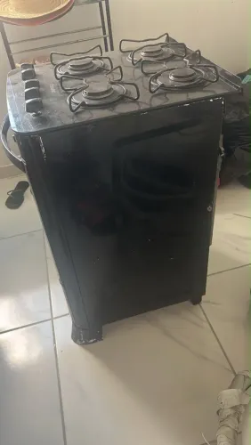 Fogão usado funcionando tudo