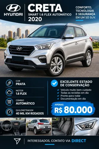 Hyundai Creta Smart 1.6 16V Flex Aut. 2020
