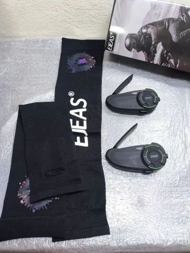 Par de Intercomunicador Ejeas Q8 lançamento novo com NF