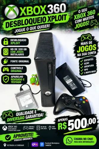 XBOX 360 DESBLOQUEADO XPLOIT COMPLETO