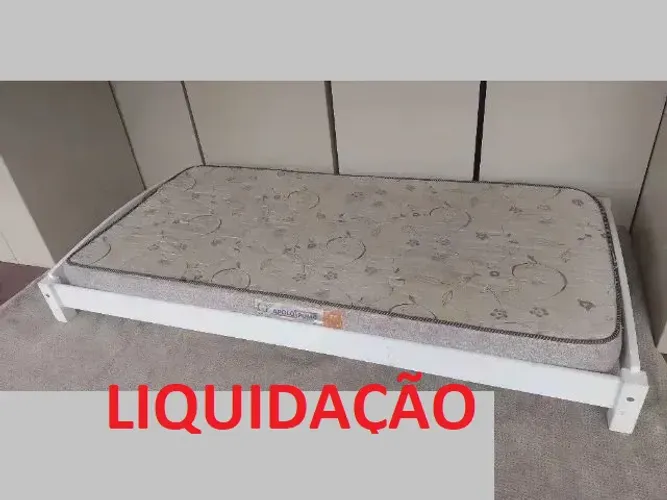 Cama Solteiro c/ Colchão