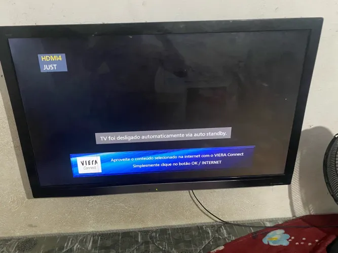 Tv 50p não é smart